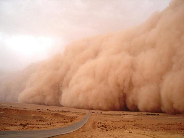 عاجل : موجة غبار كثيفة تجتاح العاصمة السعودية الرياض وأمن الطرق والصحة تحذر (فيديو)